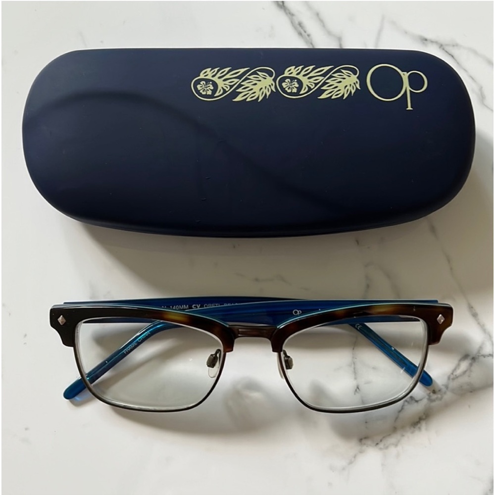 OP | Prescription Eyeglasses, Beach Blue Tortoise